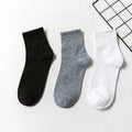 In Stock Good Cheap Solid Color Men's Long Crew Socks Customized and Breathable for Autumn Season