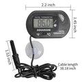 Digital Thermometer Fish Aquarium Reptile Terrarium Temperature Controller Temp Meter Fridge With Suction Cup