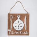 40X40CM Light Weight Indoor Decorative Wall Clocks Wall Hanging Wood Bag Shape Clock for Home Decor