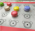 AOKE Non-Stick Heat Resistant Eco-Friendly Silicone Macaroon Baking Mat Silicone Liner for Macarons Pastry Pizza Bread MegaBDM