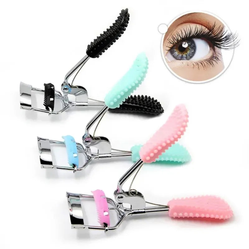 Professional Eyelash Curler Black Color Eyelash Tools Auxiliary Eyelash Curling Clip Small Makeup Tools