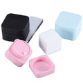 10g 20g 30g 50g LG Brand Guangdong Cosmetic Containers White Black Blue Pink PP Double Walled Frosted Square Plastic Jars