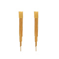 Stocks Selling New Waterproof Stainless Steel Earrings 18K Gold Plated Jewelry Long Chain Tassel Earrings for Women