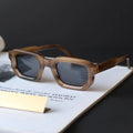 LBashades 2409 Luxury Retro Custom Logo Sunglasses Mens High Quality Sun Glasses Thick Frame Acetate Polarized Sunglasses