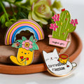 Wholesale Design Custom Magnetic Pin Backs for Enamel Pin Sport Banner Card Cartoon Anime Badge Soft Metal Hat Lapel Pin