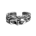 Wholesale Fashion Copper Alloy venus Half Face Adjustable Rings for Women Vintage Literary Sculpture Creative Ring Jewelry
