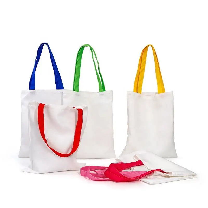 RubySub Custom Canvas Women's Tote Bags Blank Sublimation Tote Bags Tote Shopping Bags Storage