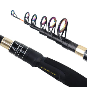 Long Casting Telescopic Ultra Light Sea Fishing Rod Carbon Fibre Rod Spinning Rod
