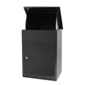 Large Galvanized Outdoor Galvanized Steel Wall-Mounted Mailbox Home Garden Letter Box for Residential Post Home and Office Use