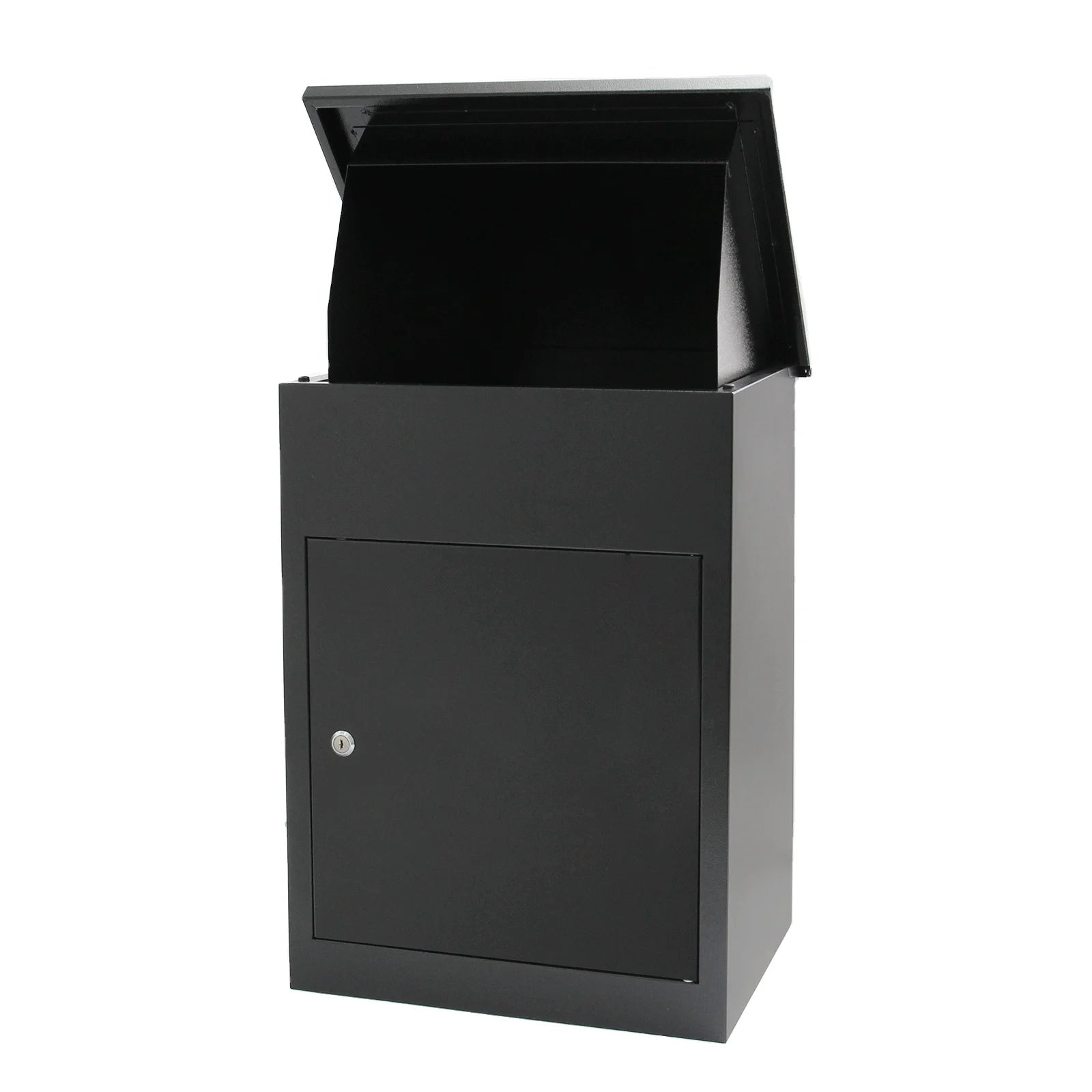 Large Galvanized Outdoor Galvanized Steel Wall-Mounted Mailbox Home Garden Letter Box for Residential Post Home and Office Use