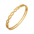 Simple Fashion Bracelet Versatile Stainless Steel 8 Shape Zircon Bracelet