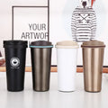 15oz Stainless Steel Double Wall Coffee Mug Insulated Vacuum Tumbler for Coffee Portable Coffee Cup Metal Drinking Mug