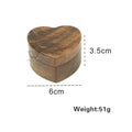 2026 New Personalized Round Hexagon Wooden Cover Jewelry Package Box Wedding Box