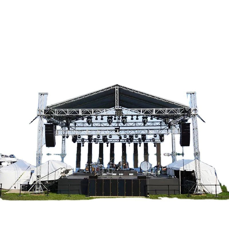 Outdoor Stage Aluminum Podium Lighting Globals Truss Design Pillar for Concert Event Stage 290Mm Spigot Truss