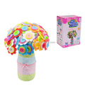 Kids Educational Craft Kit DIY Button Sunflower Bouquet with Felt Fabric-Back to School