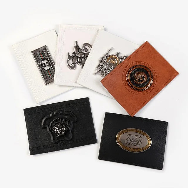 Wholesale Eco-Friendly Embossed Leather Labels for Jeans & Garments with Custom Logo and Patch Options