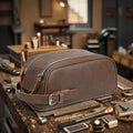 Genuine Leather Travel Bags Cell Phone Pouch Retro Cowhide Handbags for Men Wallet High Quality Multifunctional Organizer Bag