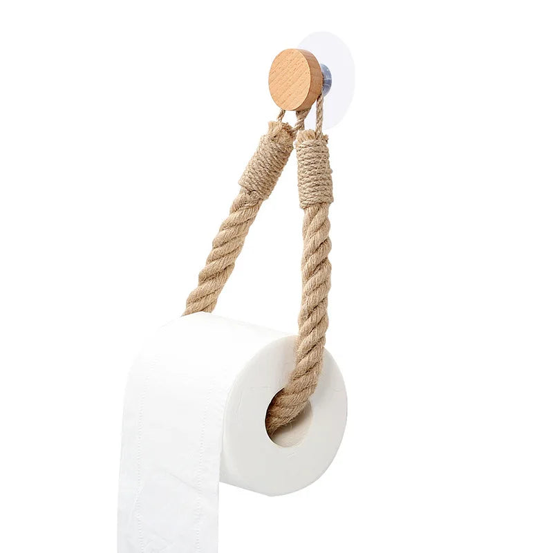Cotton Woven Handicraft Boho Decoration Macrame Tapestry Toilet Paper Holder