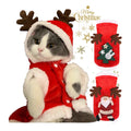 ZMaker Custom Pet Clothes Reindeer  Christmas Costume Puppy Winter Clothing Wholesale