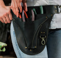 Garden Florist Tool Set Bag Scissor Florist Leather Tool Belt Pocket Pruner Sheath Bag Garden Flower Decor