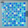 Blended Blue Glass Mosaic