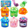 Jinying Factory Wholesale New Ocean Crystal Mud Colored Clay Decompression Toy 5pcs Pack Slime Kit