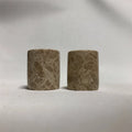 New Design Wholesale 13 Fea Round Cylinder Natural Marble Perfume Bottle Cap