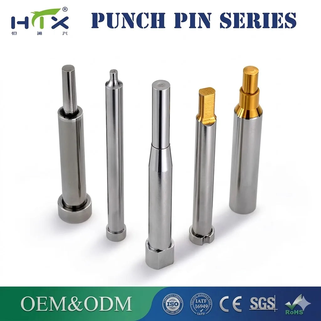 High Precision SKD11 SKH51 HSS Tungsten Carbide Punch Pins Straight Elliptical Punch Die for Sheet Metal Stamping OEM Custom