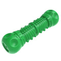KINYU Luxury Natural Rubber Dental Care Skeleton Bone Dog Chew Toy Stick Squeaky Aggressive Dog Eco-Friendly