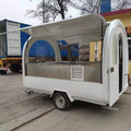 Fully Equipped Towable Fiberglass & Aluminum Mall Food Cart Foodtruck for Snack Food Candy Chips Outdoor Vending in UAE