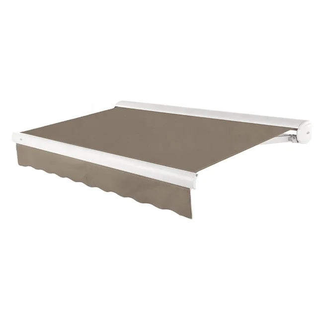 Aluminum Waterproof Sunshade Pergola Canopy Restaurant Balcony Retractable Awning LED Light Customized PVC