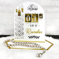 Acrylic Ramadan Calendar Modern Style Mabarack 30 Days Til Eid Countdown to Eid Islamic Gift Ramadan Decoration