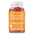 Vegan SuperFruits Gummies With Biotin Helps Collagen Formation for Hair Skin Nails & Wrinkles
