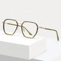 Jiuling Eyewear Large square Tr90 Frame Blue Light Blocking Spectacles Fashion Men Women Double Bridge Glasses Frame Eyeglass