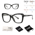 Dachuan 2025 Women Diamond Shiny Cutting Special Design Butterfly Shaped Frame Anti Blue Glasses Blocking Eyewear