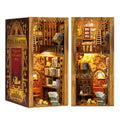Cutebee Wooden Puzzle Book Nook Kit Overseas Warehouse Stock 3D Wooden Toys Dolls House Room for Novelty Gift Ideas