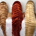 28inch 30inch 32inch Red Blonde Black Copper Caremel Long Length Straight Wavy Lace Frontal Wig