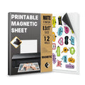 Thick Inkjet Glossy Magnetic Sheets Bead Surface Printing Blank Sticker Colored Letter Clip Strong Wholesale Box Printable Paper