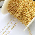 No Tarnish Gold Filled Round Extension Chain for Jewelry Bracelet Necklace Making