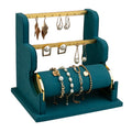 High End Fashion Multifunction Bracelet Watch Earrings Counter Window Metal Jewelry Display Props