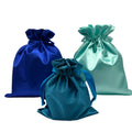 Wholesale Luxury Silk Satin and Velvet Drawstring Wig Bag with Custom Logo Printing for Jewelry Storage or Gift Giving