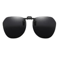 2024 Ultralight Clip-On Polarized Sunglasses Fashionable Driving Glasses with Blue Black Yellow Purple Frames Tac Lenses Unisex