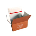 Custom Recyclable Snack Paper Box Corrugated Nuts Cardboard Box with Tear Trips