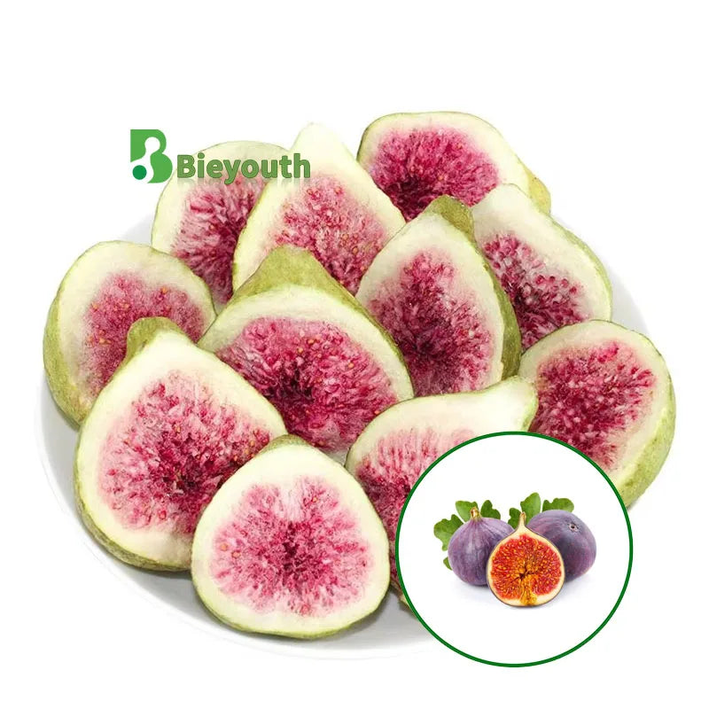 Natural Freeze Dried Fig Slices for Healthy Snacks and Food Manufacturing Bulk Supply