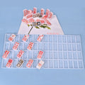C-0075 Custom DIY Epoxy Resin Shiny Silicone Jumbo Domino Mold Professional Domino Mold Tianjiu paijiu