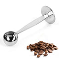 New Product Ideas 2023 Coffee Tools Stainless Steel Coffee Spoon & Tamper 2-in-1 Measuring Tamping Scoop