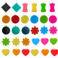 Square/Round/Heart/Flower/Bone Eco-Friendly Silicone Dish Sponges Multi-Purpose Kitchen Sponge Brush Cleaning Gadgets Dishwasher