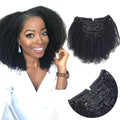 Mongolian Virgin 3c 4a 4b 4c Afro Kinky Curly Lace Weft Clip in Hair Extensionswholesale Cheap 100% Human Hair Extension Onsale