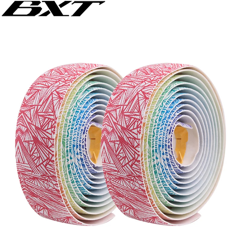 BXT Bicycle Handlebar Tape/Wrap/Starp Super Gradient Cork Bicycle Accessories Cycling Road Bike Bicycle Non-Slip Handlebar Tape