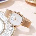 QUARTZ WATCH HANNA MARTIN 1251 Unique Gift Unisex Quartz Watch Original Mesh Strap Waterproof Minimalist Stylish Casual Wrist